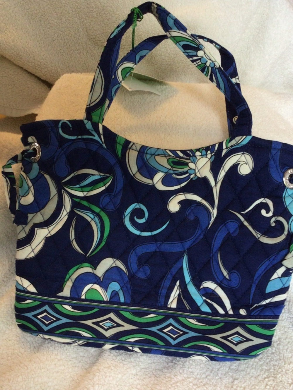 Vera Bradley Sherry Mediterranean Blue bag